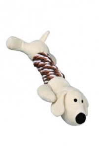 Hračka pes Zvíře aportovací plyš 32cm 