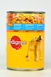 Pedigree konzerva Junior kuřecí  400g