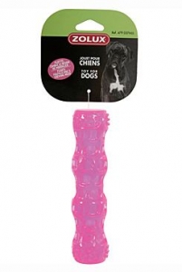 Hračka pes tyčka termoplastická guma 28cm Zolux