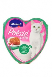 Vitakraft Cat Poésie konzerva želé zvěř.,brusinka 85g
