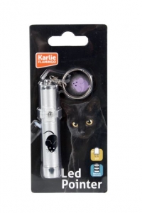 Hračka kočka LED světlo laser motiv MYŠ 8cm