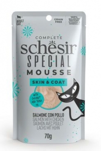 Schesir Cat kapsa Special Mousse Skin&Coat los/kuř 70g