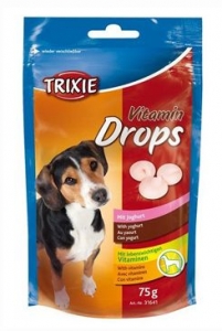 Trixie Drops Jogurt s vitaminy pro psy 200g 