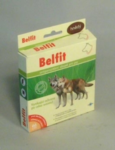 Belfit obojek antiparazitární Černý 66cm pes