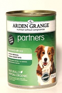 Arden Grange Partners Dog Lamb Rice konzerva  395g