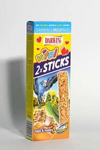 Darwin's tyčinka vital Sticks andulka Eggs&Honey 2ks