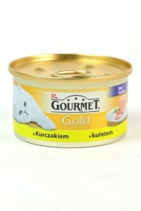 Gourmet Gold konzerva kočka jemná paštika s kuř.masem 85g