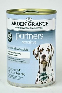 Arden Grange Partners Dog Sensitive konzerva  395g