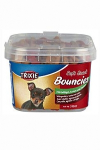 Trixie BOUNCIES mini kostičky kuř/jehně/dršť 140g 