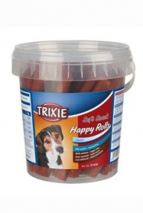 Trixie Soft Snack Happy Rolls tyčinky s losos 500g 
