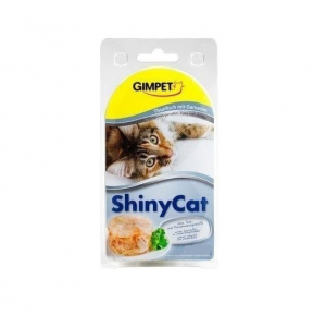 Gimpet kočka konzerva ShinyCat tuňak 2x70g